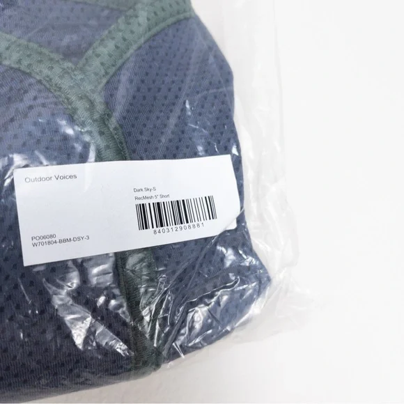 Outdoor Voices Blue and Green Athletic Shorts - Picture 3 of 5